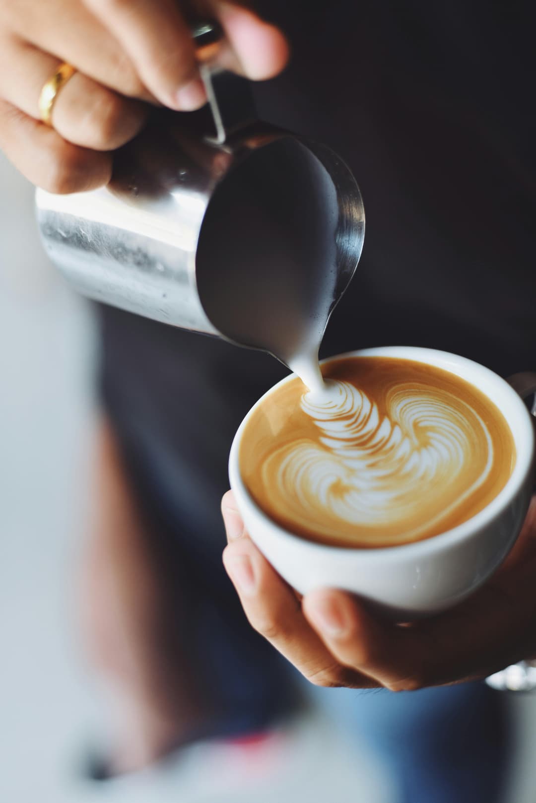 Beautiful latte art